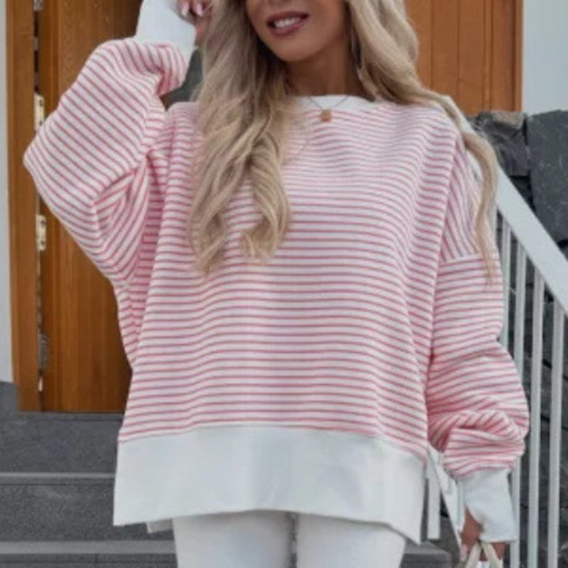 Women's Striped Sweatshirt
