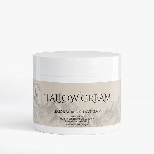 Soft & Silky Tallow Cream Lemongrass & Lavender