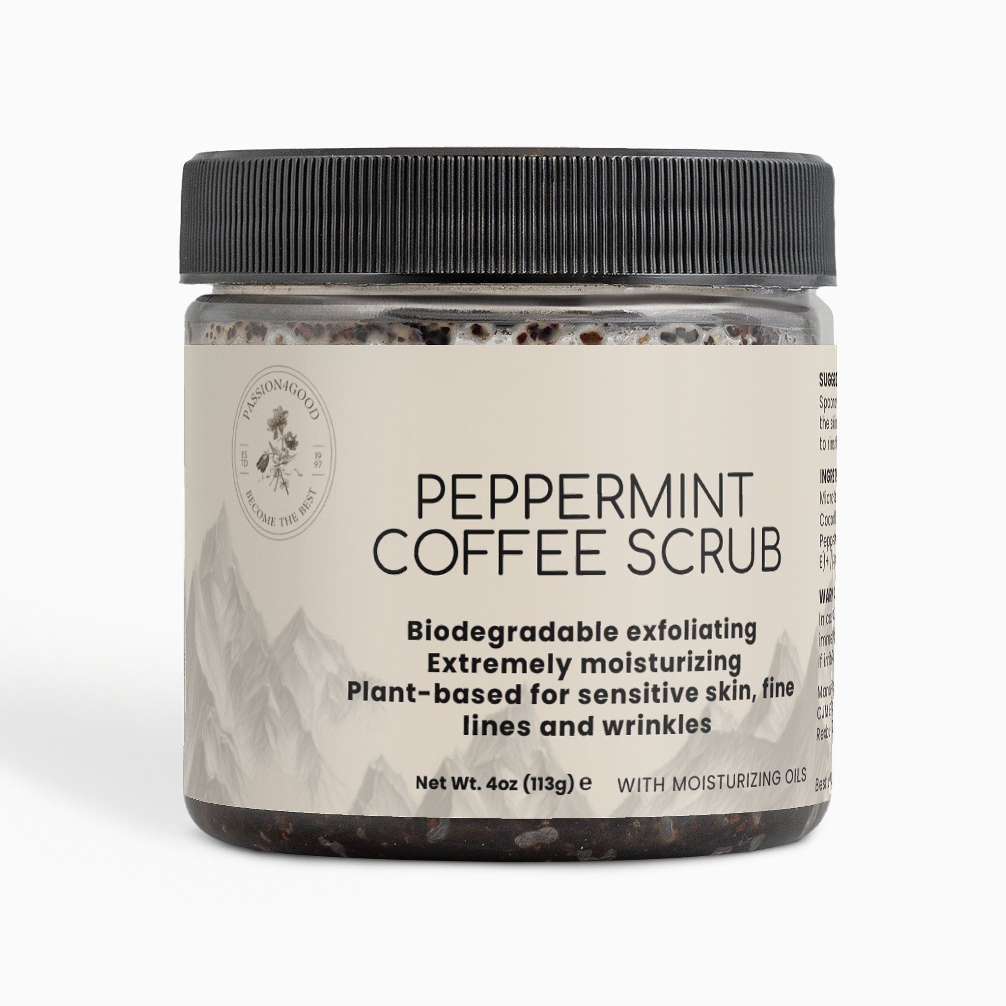 Peppermint Coffee Scrub