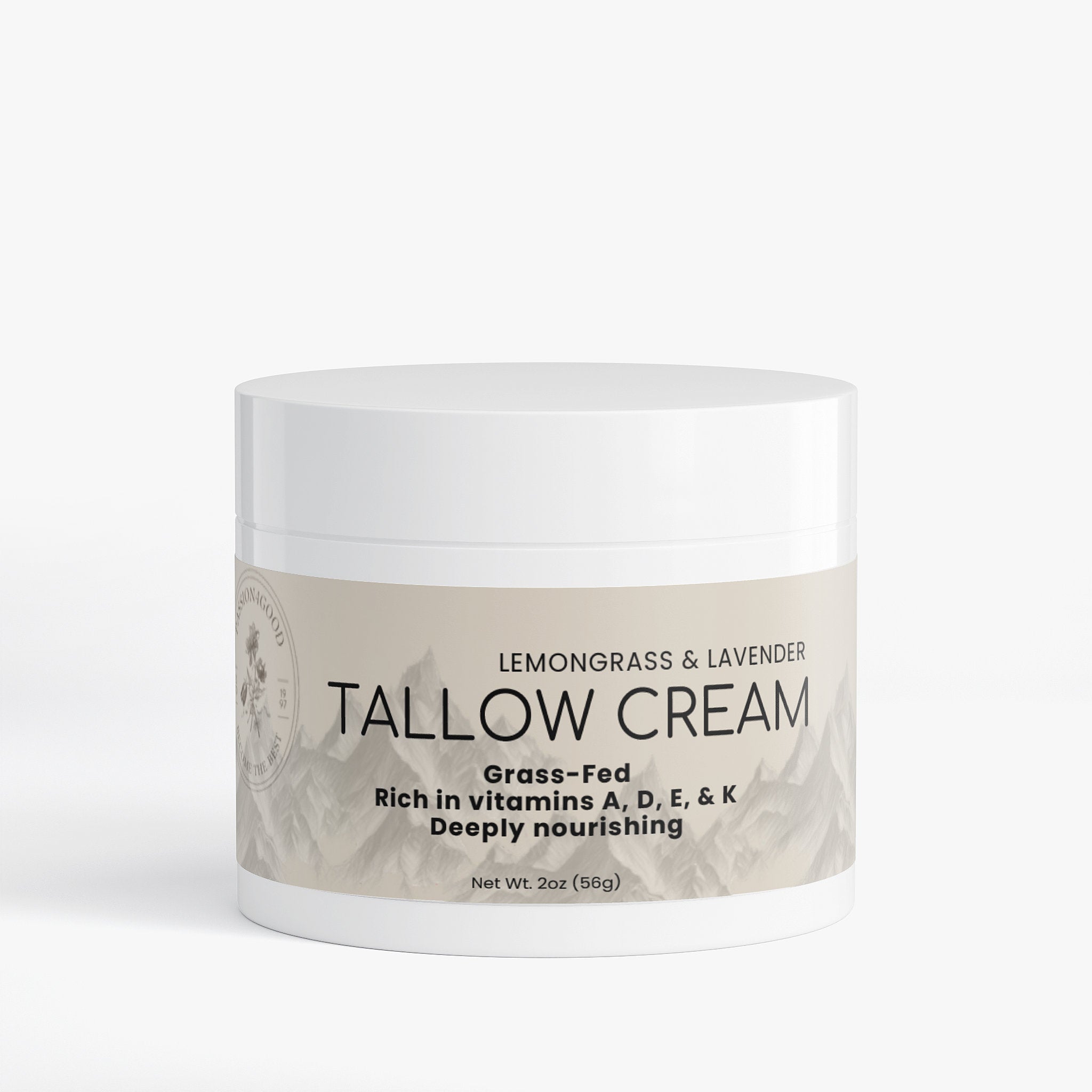 Soft & Silky Tallow Cream Lemongrass & Lavender