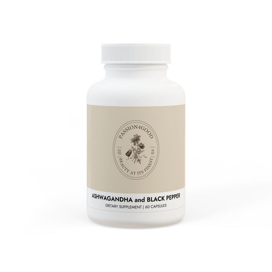 Stress Supporting Ashwagandha and Black Pepper Capsules