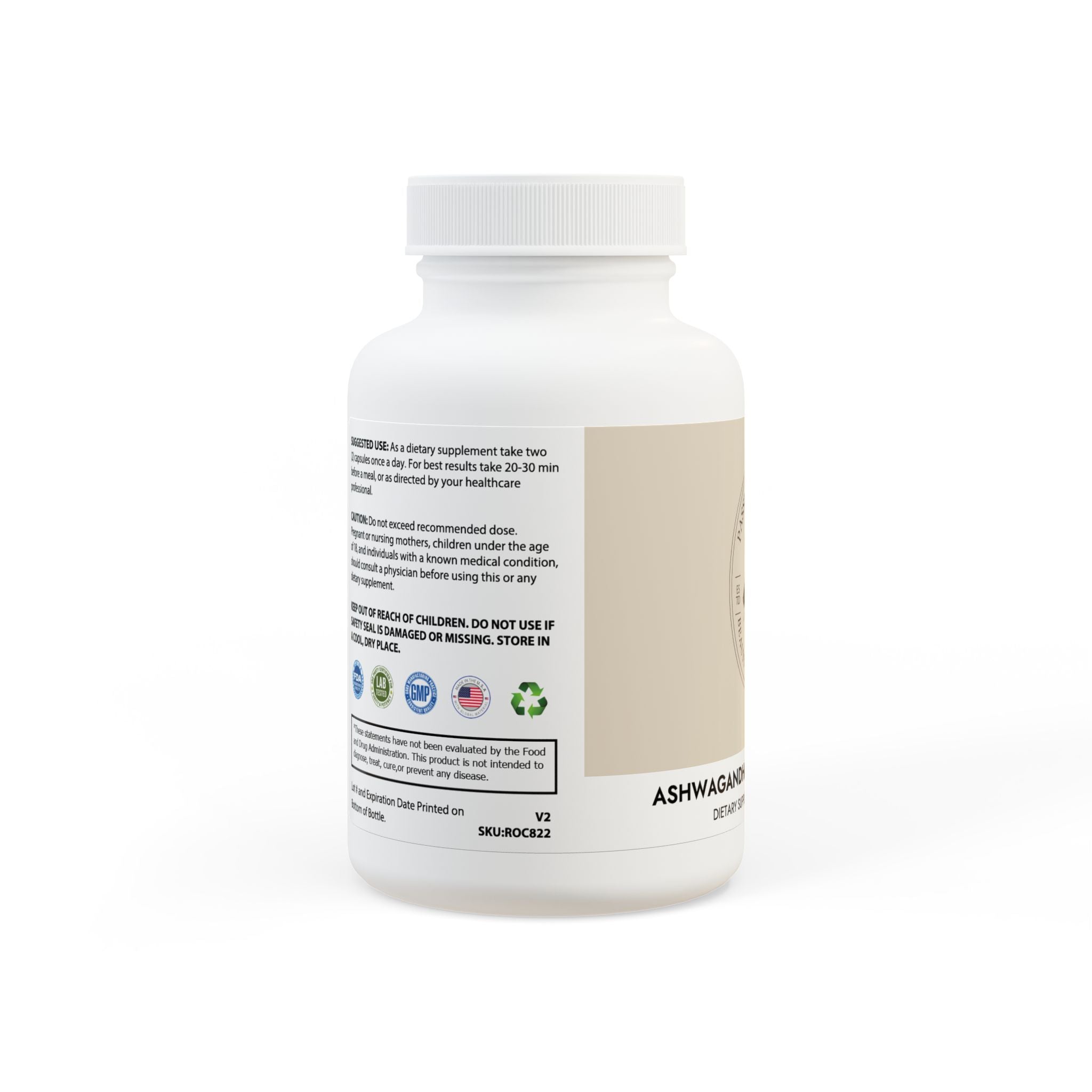 Stress Supporting Ashwagandha and Black Pepper Capsules
