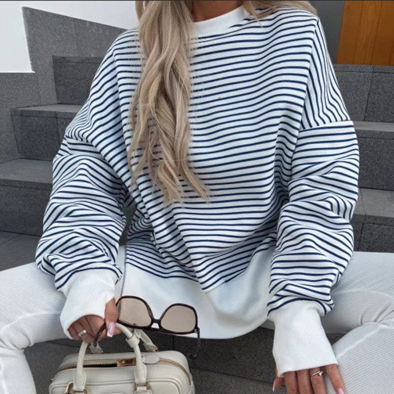 Women's Striped Sweatshirt