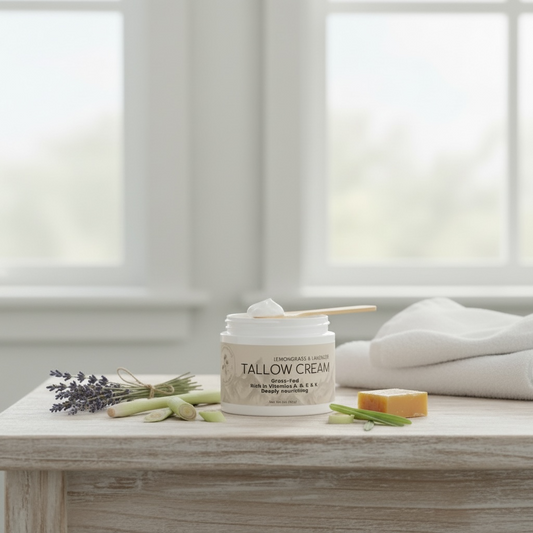 Soft & Silky Tallow Cream Lemongrass & Lavender