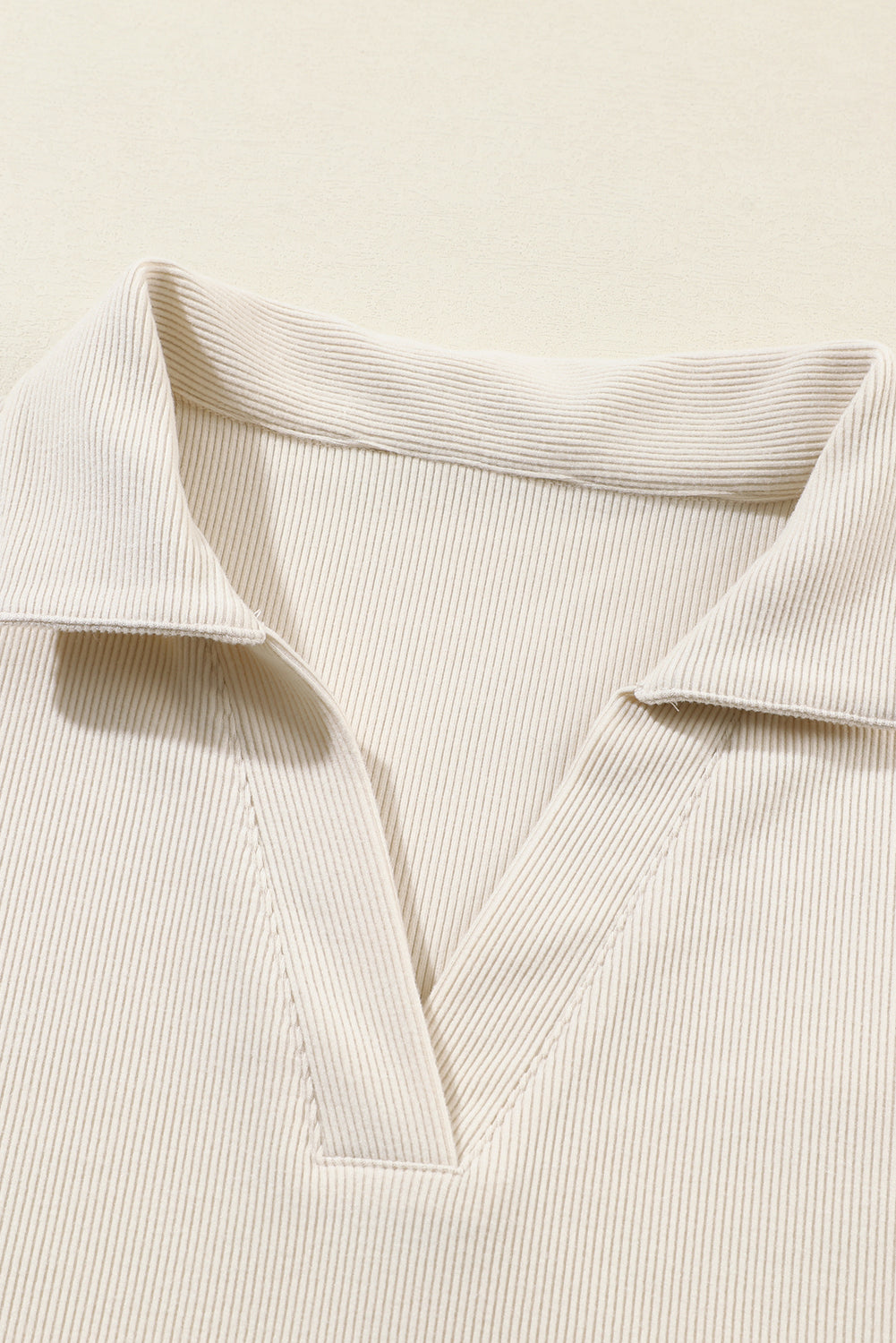 Beige Collared Outfit